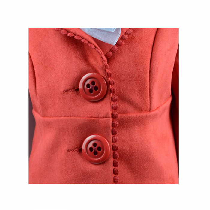 Pardesiu elegant fete Umbo UMBF2-104, Coral [3]