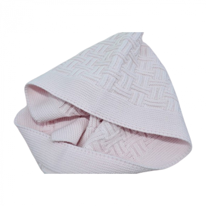 Patura 85 x 60 cm, pentru bebelusi, Mini Junior PT0805R, Roz [3]