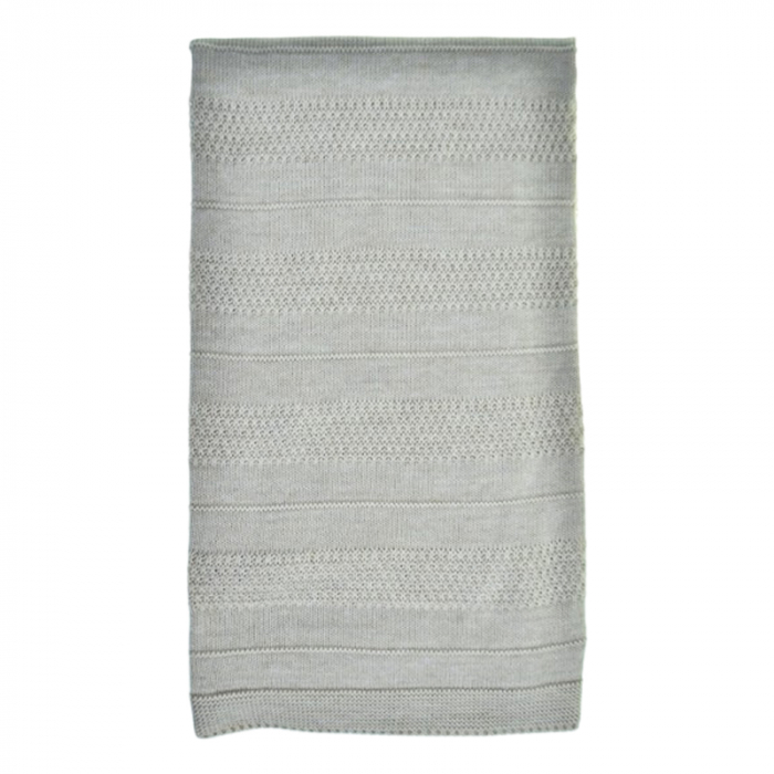 Patura 95 x 85 cm, pentru bebelusi, Mini Junior 4121B, Bej [1]