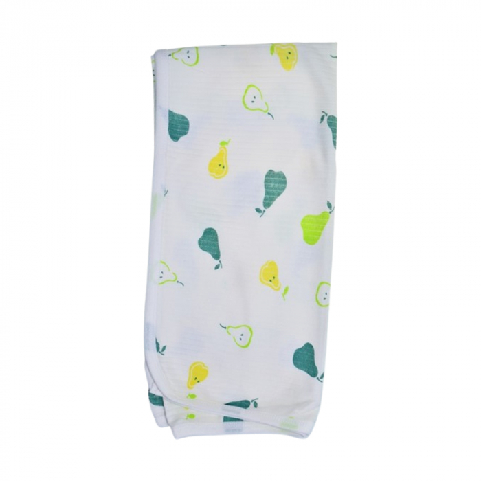 Patura din bumbac 90 x 80 cm, pentru bebelusi, Mini Junior PT0805FC, Alb [1]