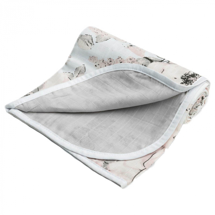 Paturica muselina din bumbac 100 x 80 cm pentru copii Sensillo SILLO-42722, Multicolor [2]