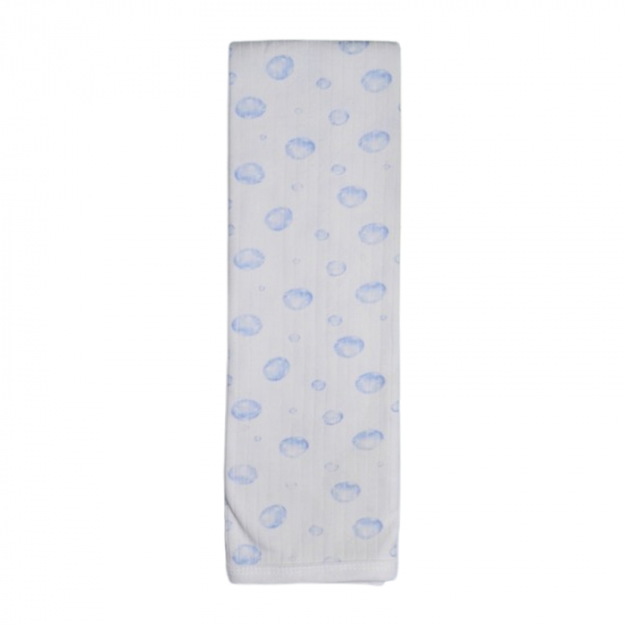 Patura din bumbac 90 x 90 cm, pentru copii, Mini Junior PT0805BA, Alb [1]