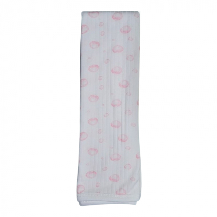 Patura din bumbac 90 x 90 cm, pentru copii, Mini Junior PT0805BR, Alb [1]