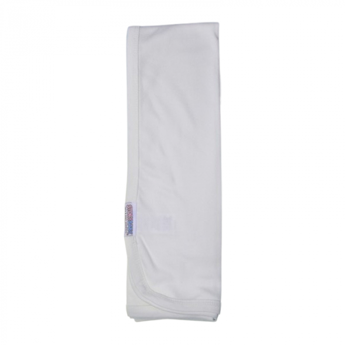 Patura din bumbac 90 x 90 cm, pentru copii, Mini Junior PT0805UA-4, Alb [2]
