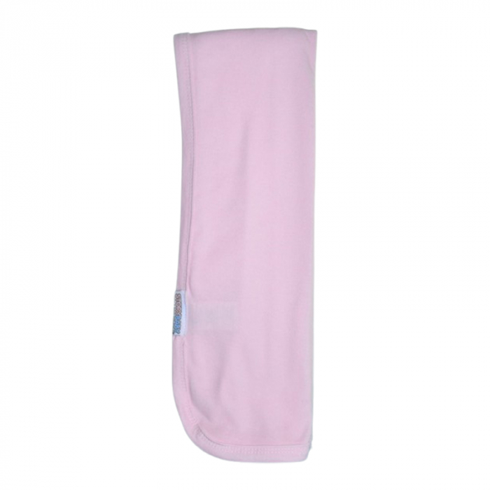 Patura din bumbac 90 x 90 cm, pentru copii, Mini Junior PT0805UR, Roz [2]