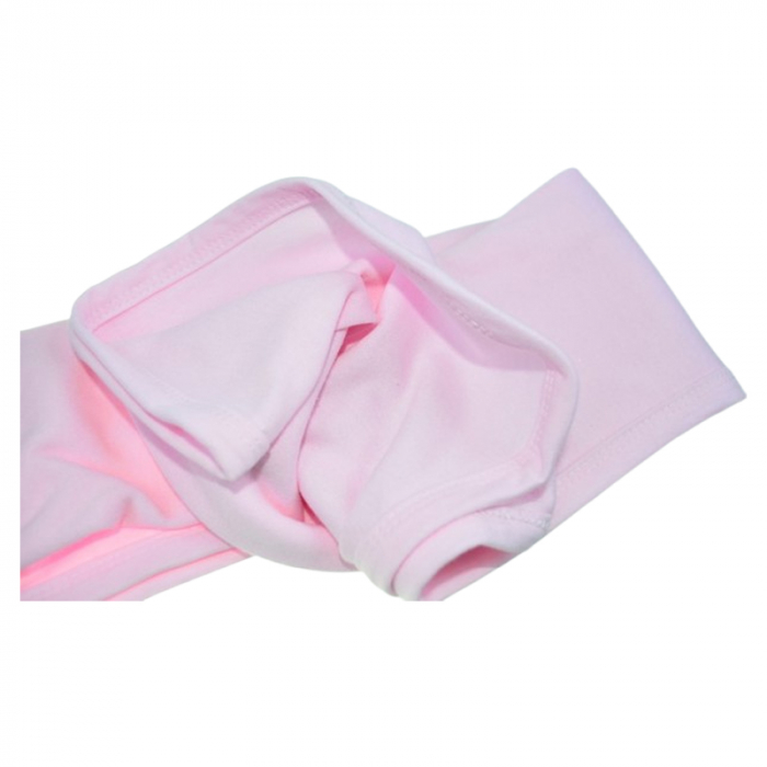 Patura din bumbac 90 x 90 cm, pentru copii, Mini Junior PT0805UR, Roz [3]