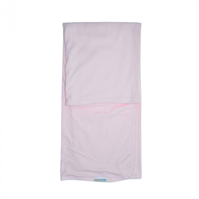 Patura din bumbac cu 2 straturi, 85 x 80 cm, pentru copii, Mini Junior PT0805LR, Roz [2]