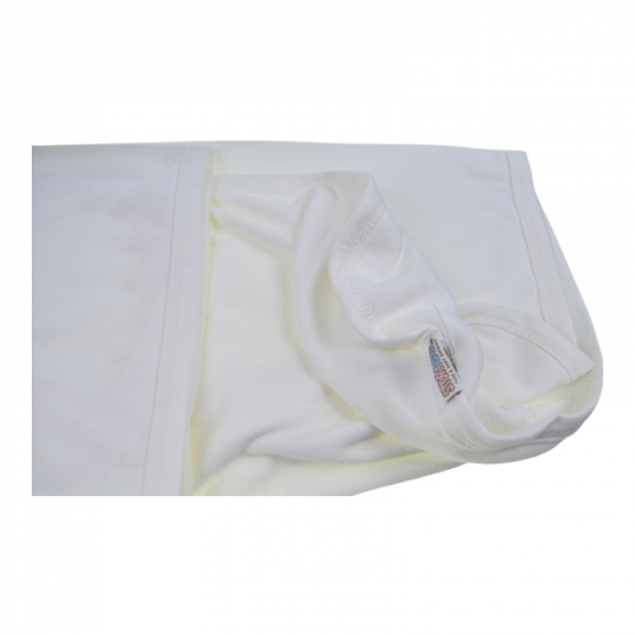 Patura din bumbac cu 2 straturi, 85 x 80 cm, pentru copii, Mini Junior PT0805MA-2, Alb [3]