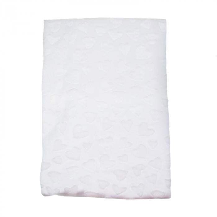 Patura din bumbac pentru copii 2 straturi 80 x 80 cm Mini Junior PBBMJ-07, Roz [2]