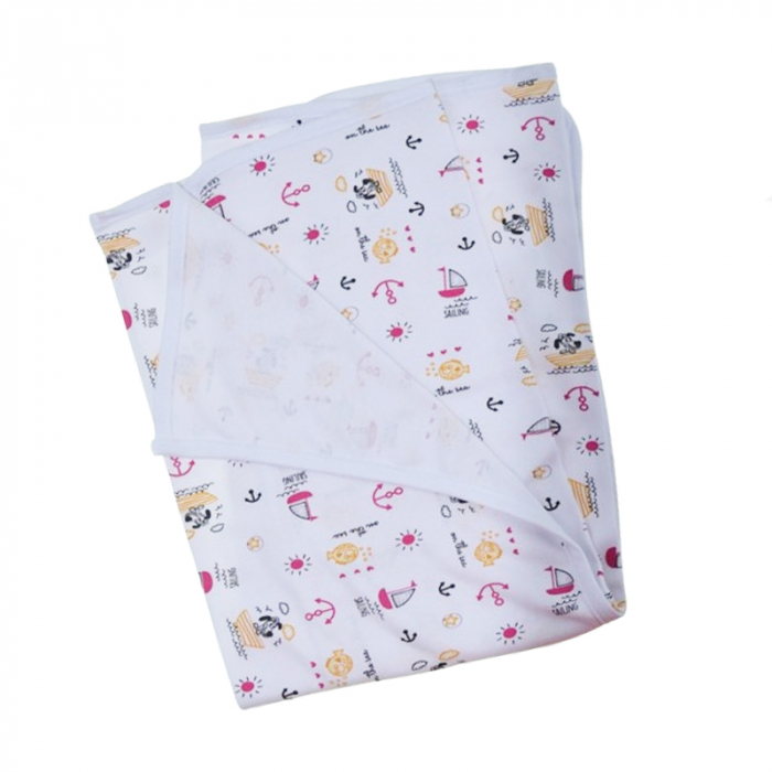 Patura din bumbac pentru copii 70 x 75 cm Mini Junior PBBMJ-05, Multicolor [1]