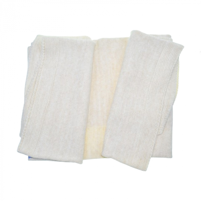 Patura pentru baieti 80 x 90 cm Mini Junior PT-MJ15, Crem [3]