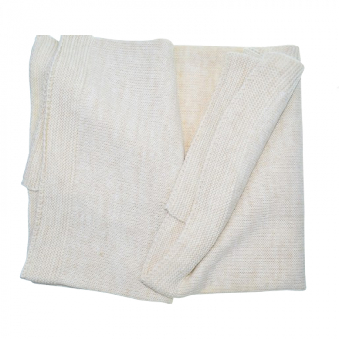Patura pentru copii 80 x 90 cm Mini Junior PT-MJ17, Crem [2]