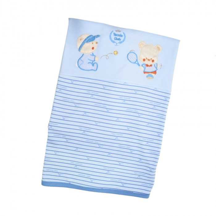 Patura pentru baieti 70 x 80 cm Mini Junior PT-MJ1, Albastru [1]