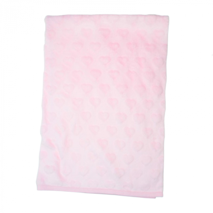 Patura pentru fete 90 x 90 cm Mini Junior PT-MJ21, Roz [1]