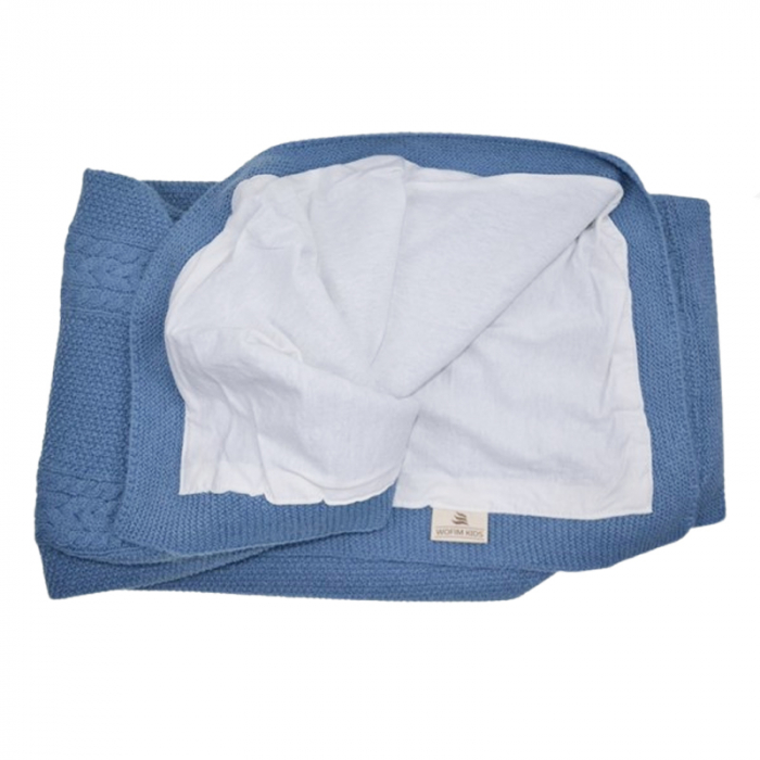 Patura pentru copii 100 x 90 cm Mini Junior PT-MJ28, Albastru [2]