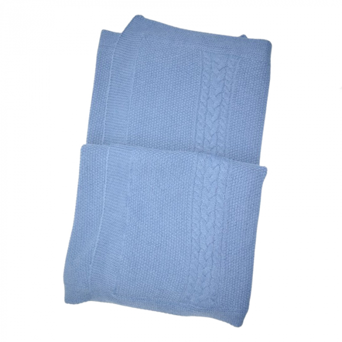 Patura pentru copii 100 x 90 cm Mini Junior PT-MJ28, Albastru [1]