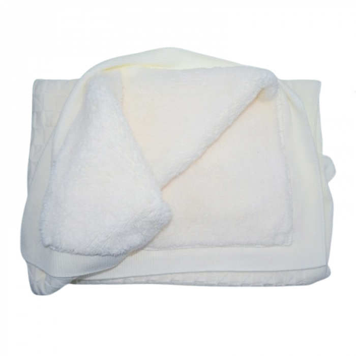 Patura pentru copii 90 x 80 cm Mini Junior PT-MJ29, Crem [2]