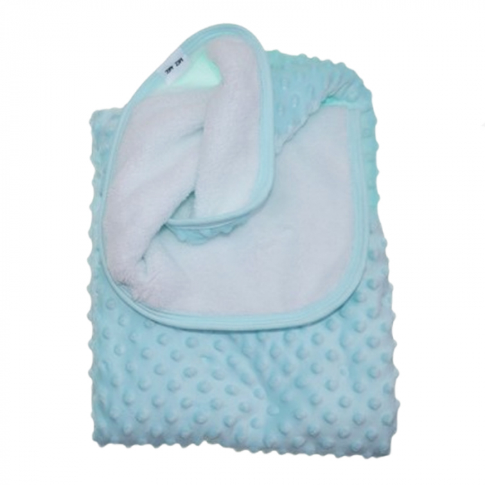 Patura pentru copii 120 x 80 cm Mini Junior PT-MJ41, Albastru [2]
