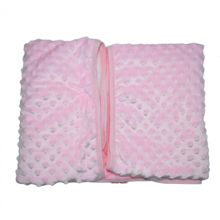 Patura pentru copii 80 x 80 cm Mini Junior PT-MJ42, Roz [3]