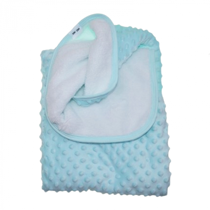 Patura pentru copii 80 x 80 cm Mini Junior PT-MJ43, Albastru [2]