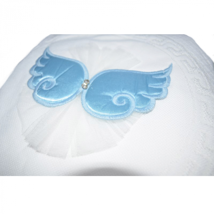Patura pentru copii 90 x 80 cm Mini Junior PT-MJ44, Alb [2]