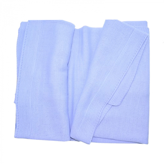 Patura pentru baieti 80 x 90 cm Mini Junior PT-MJ18, Albastru [2]