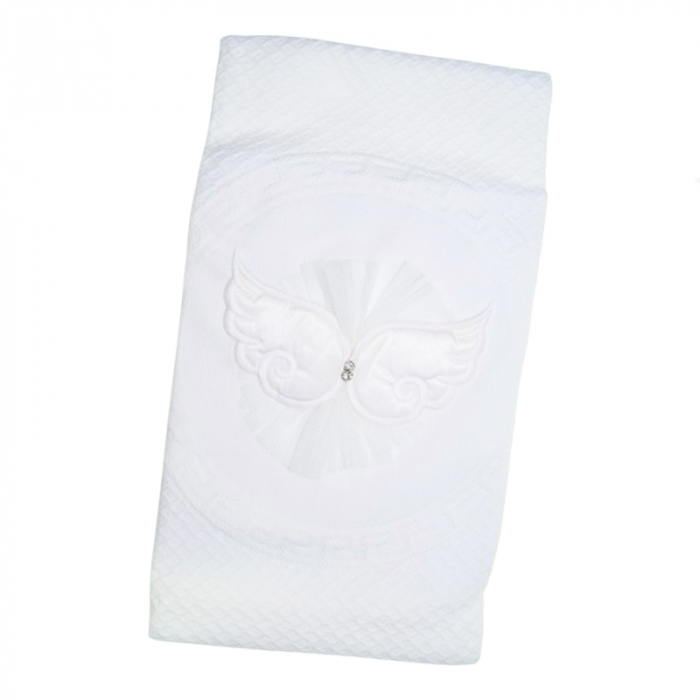 Patura pentru copii 85 x 95 cm Mini Junior PT-MJ3, Alb [1]