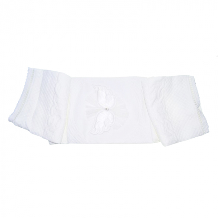 Patura pentru copii 85 x 95 cm Mini Junior PT-MJ3, Alb [2]