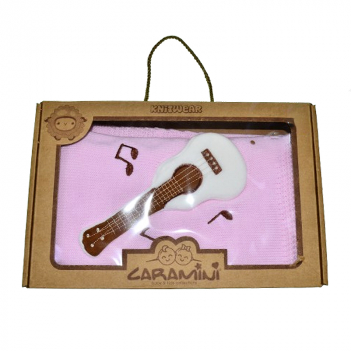 Patura pentru fete 85 x 95 cm Mini Junior PT-2009, Roz [2]