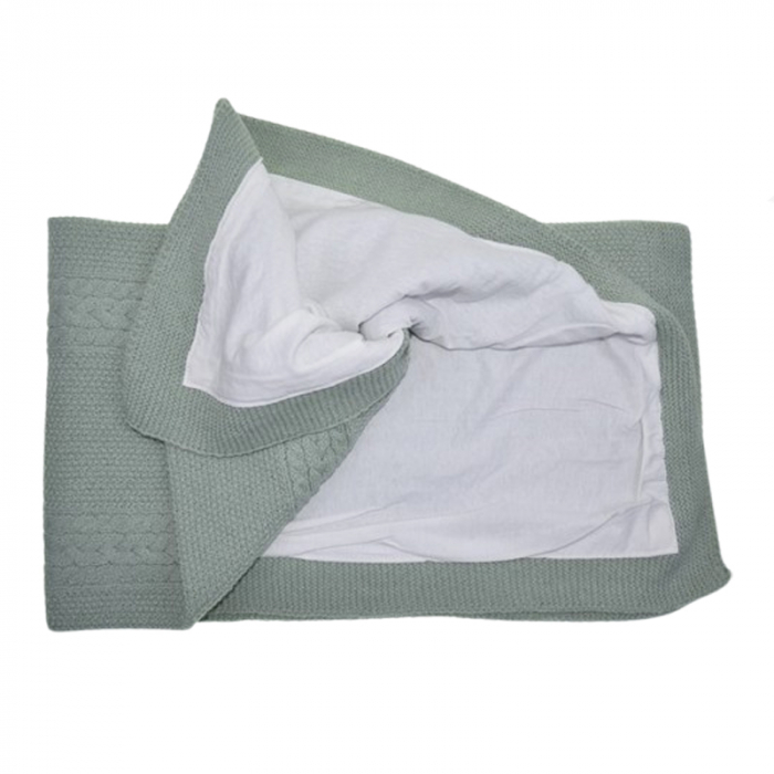 Patura pentru copii 100 x 90 cm Mini Junior PT-MJ24, Gri [2]