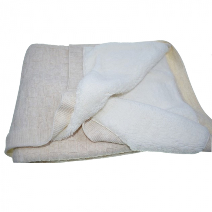 Patura pentru copii 90 x 80 cm Mini Junior PT-MJ32, Bej [2]