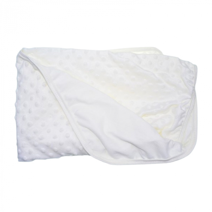 Patura pentru copii 90 x 85 cm, Mini Junior PTR0109A2, Alb [2]