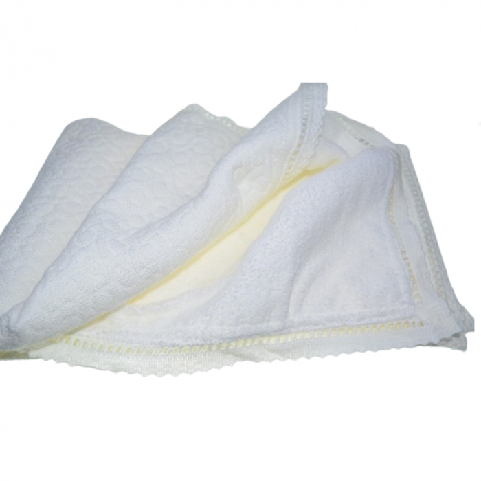 Patura pentru copii 90 x 80 cm Mini Junior PT-MJ23, Alb [3]
