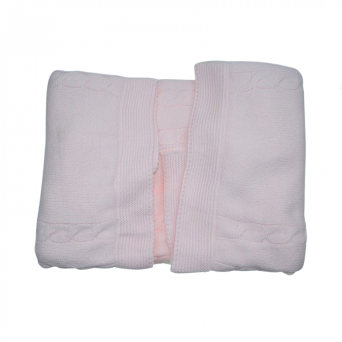 Patura pentru copii 95 x 90 cm Mini Junior PT-MJ39, Roz [2]