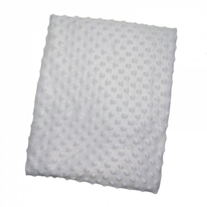 Patura pentru copii 80 x 80 cm Mini Junior PT-MJ40, Alb [1]