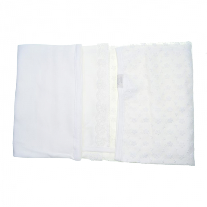 Patura pentru copii 80 x 80 cm Mini Junior PT-MJ9, Alb [3]