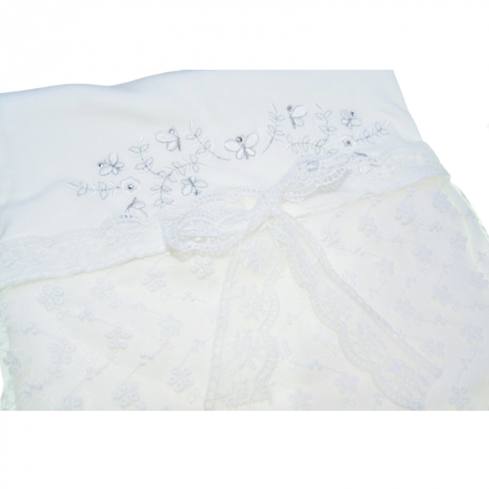 Patura pentru copii 80 x 80 cm Mini Junior PT-MJ9, Alb [2]