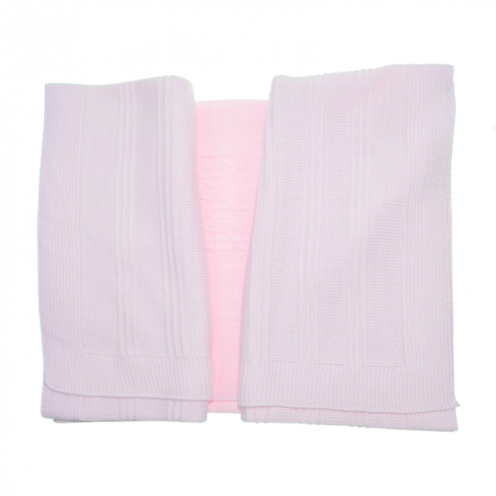 Patura pentru fete 85 x 80 cm Mini Junior PT-MJ13, Roz [3]