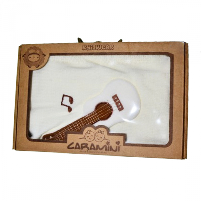 Patura pentru copii 85 x 95 cm Mini Junior PT-2011, Crem [3]