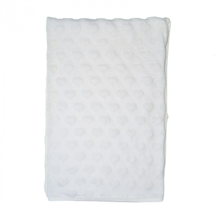 Patura pentru copii 90 x 90 cm Mini Junior PT-MJ22, Alb [1]