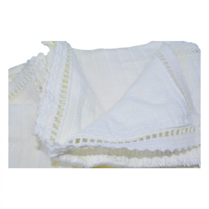 Patura 100 x 90 cm, pentru bebelusi, Mini Junior PT1489, Crem [5]