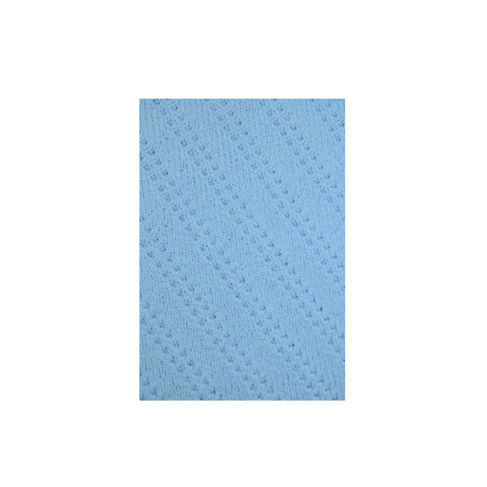 Paturica 80 x 80 cm pentru bebelusi Mini Junior PPB1-AL-0-luni, Albastru [2]
