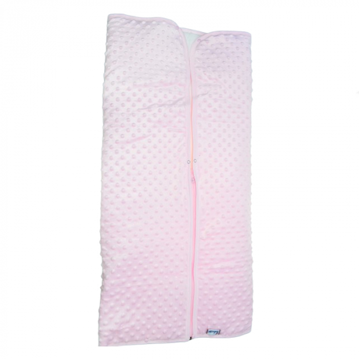 Paturica de infasat tip port bebe 88 x 88 cm Mini Junior PRTB-MJ4, Roz [3]