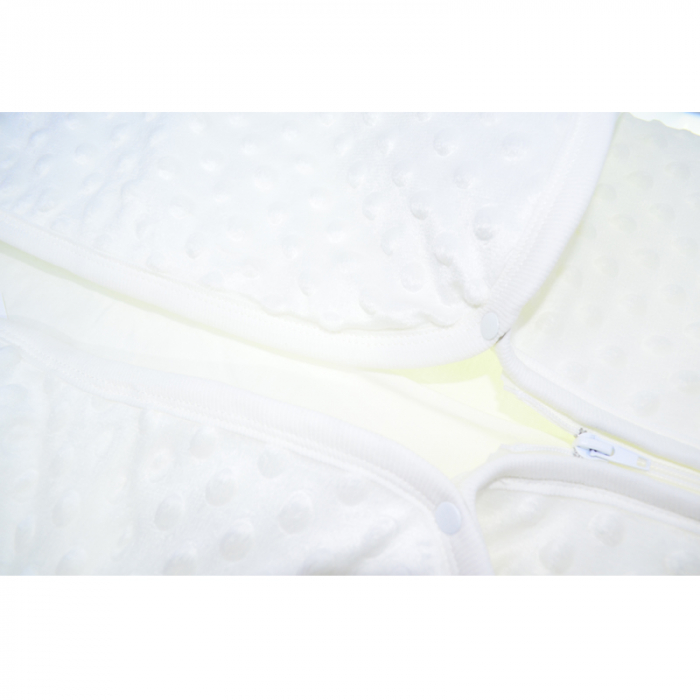 Paturica de infasat tip port bebe 88 x 88 cm Mini Junior PRTB-MJ5, Crem [2]