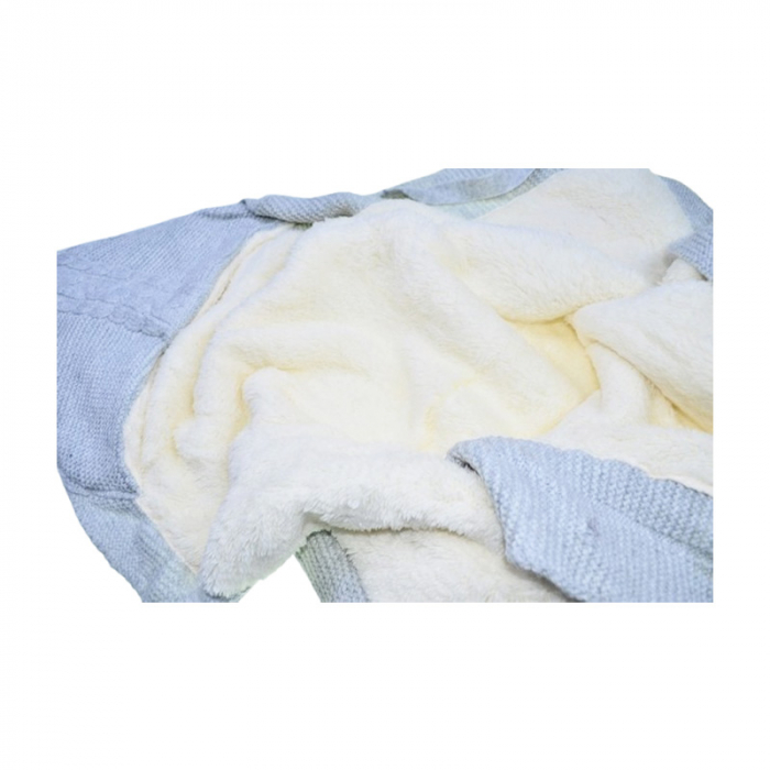 Paturica de infasat tip port bebe, 90 x 80 cm, Mini Junior PT3705G, Gri [3]