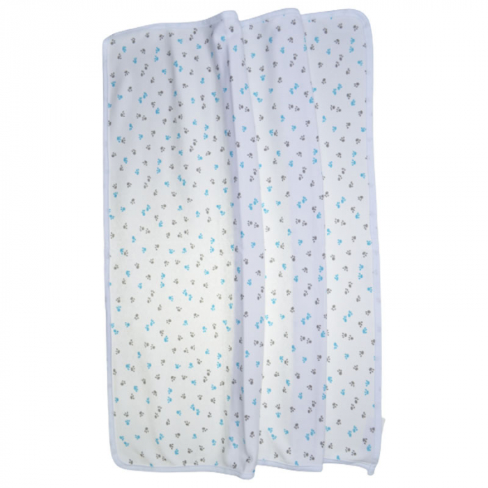 Paturica din bumbac pentru baieti 70 x 70 cm Mini Junior 090923-5, Alb [1]