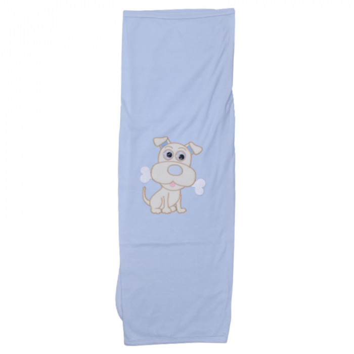 Paturica din bumbac pentru baieti 90 x 86 cm Mini Junior P240623-8, Albastru [1]