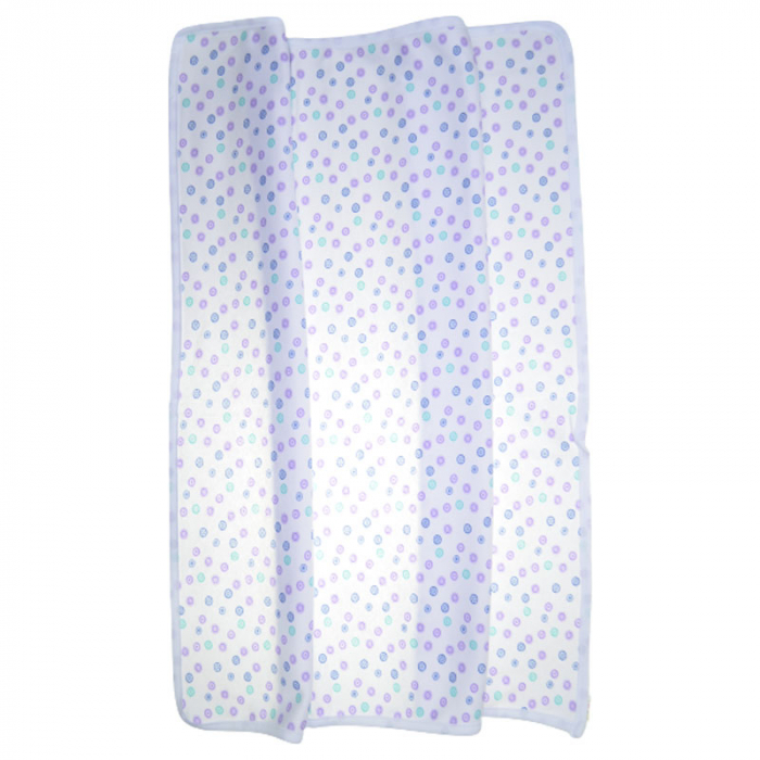 Paturica din bumbac pentru fete 70 x 70 cm Mini Junior 090923-7, Alb [1]