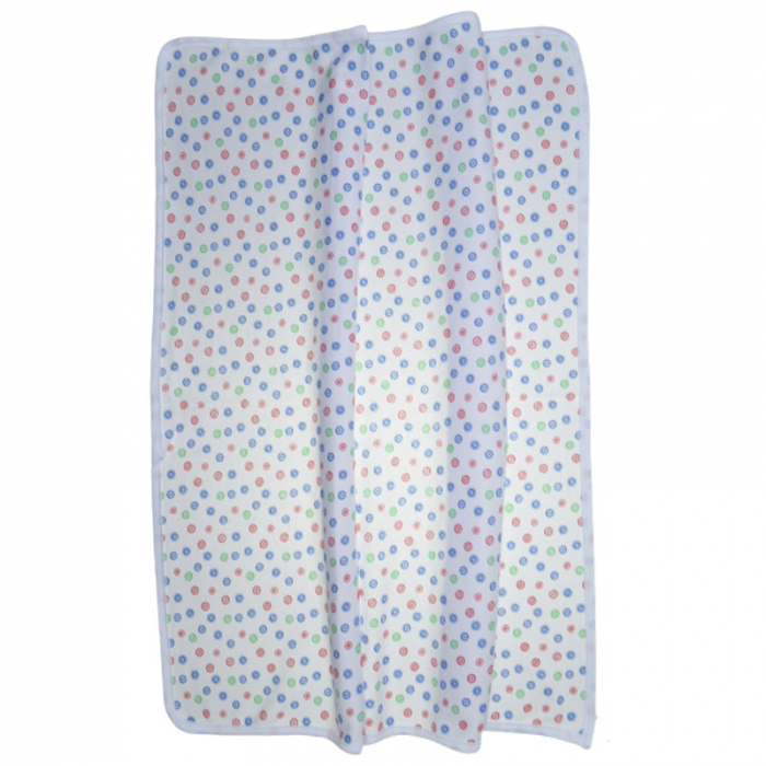 Paturica din bumbac pentru copii 70 x 70 cm Mini Junior 090923-8, Alb [1]