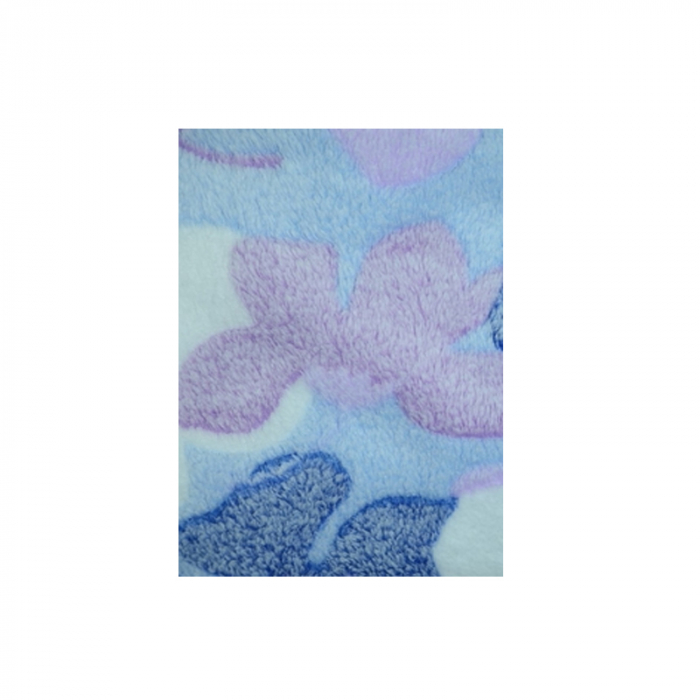 Paturica groasa 80 x 70 cm pentru bebelusi Mini Junior PBIF4-M, Mov [2]